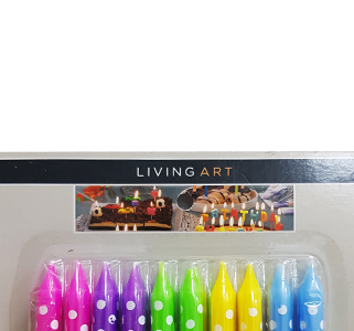 Colored birthday candles 3. view 2