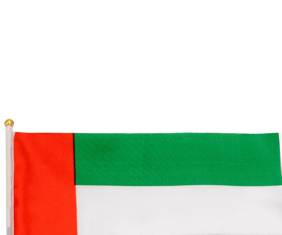 UAE Flag With Rod2 view 2