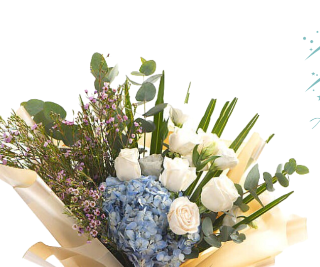 Aquarius bouquet. view 4