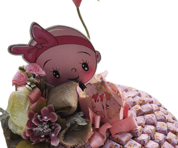Belgian chocolate for newborn girl 3 view 4