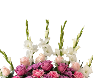 Mixed Flowers Basket view 2