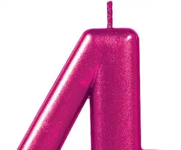 Number candles 9 view 2