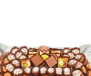 A rectangular chocolate tray view 2