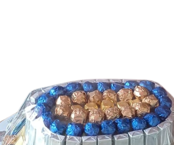 Chocolate tray for newborn boy(1) view 2