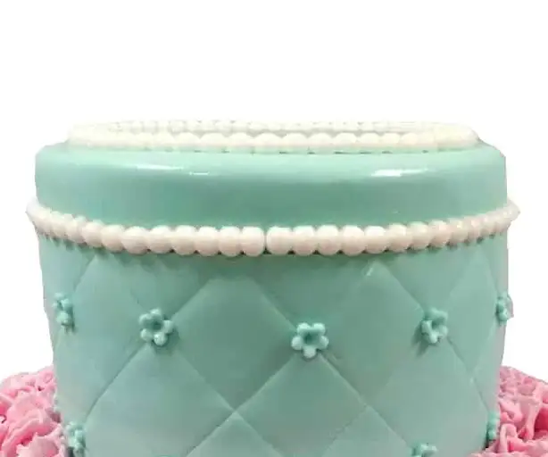 Tiffany Blue and Pink Roses view 2