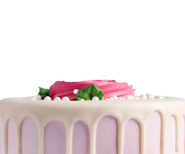 Blush Rose Cake view 2
