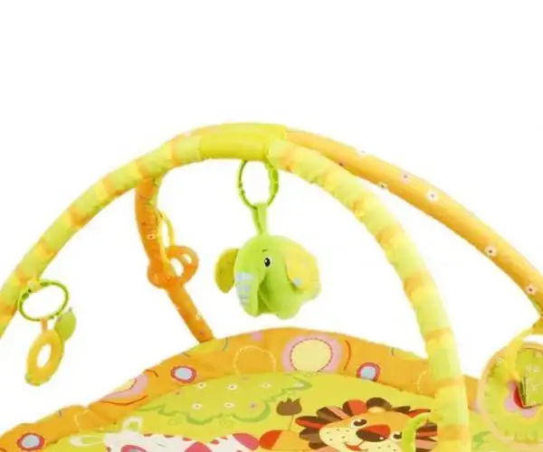 Mastela Baby Play Mat Activity Gym for Infant to Toddler Playmat -Yellow view 2