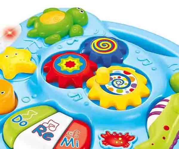 Little Angel Baby Toys Musical Learning Table - Blue view 2