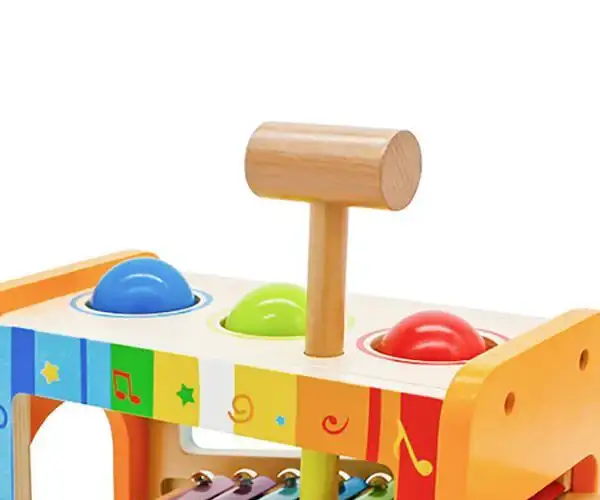 Little Angel Baby Toys Wooden Xylophone view 2