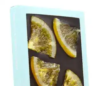 Dark chocolate orange view 2