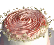 Rose cake11 view 2