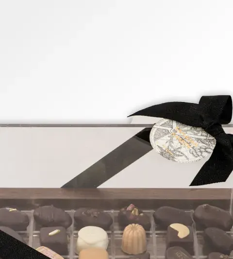 Mirzam Wooden Tray: Assorted Dates & Truffles view 2