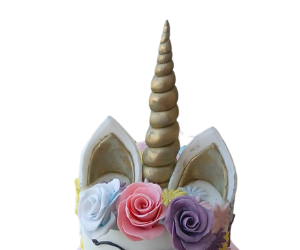 Unicorn cake for girls view 2