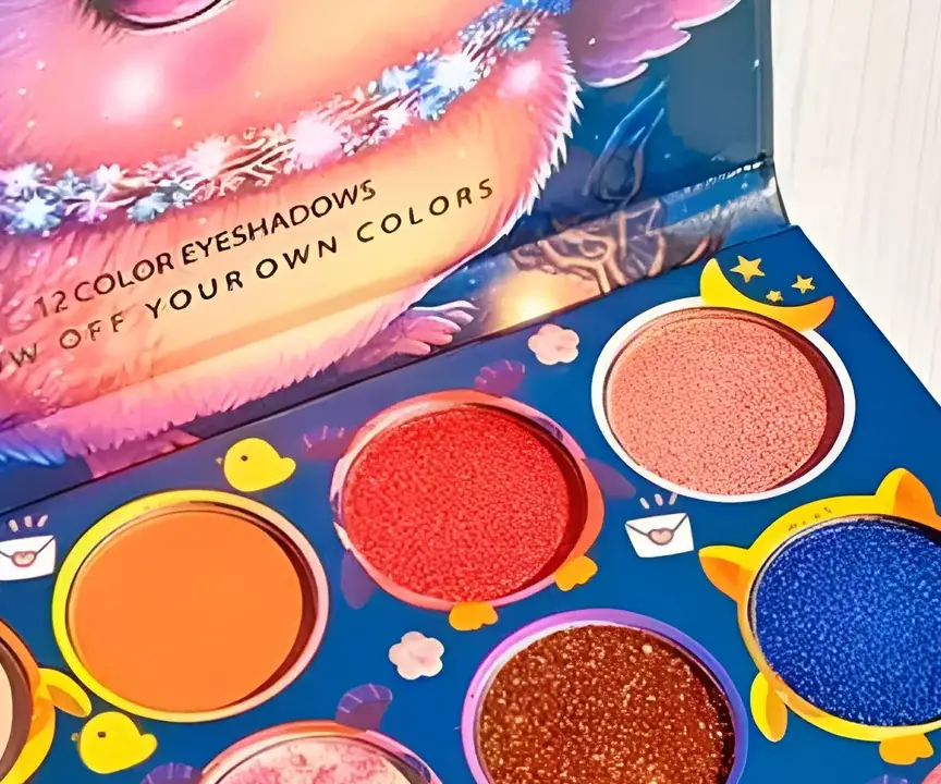 Cartoon Eyeshadow Palette - 12 Colors view 2