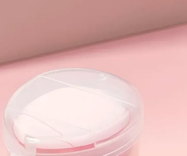 Pink Finger Cushion Puff - 7PCS view 2