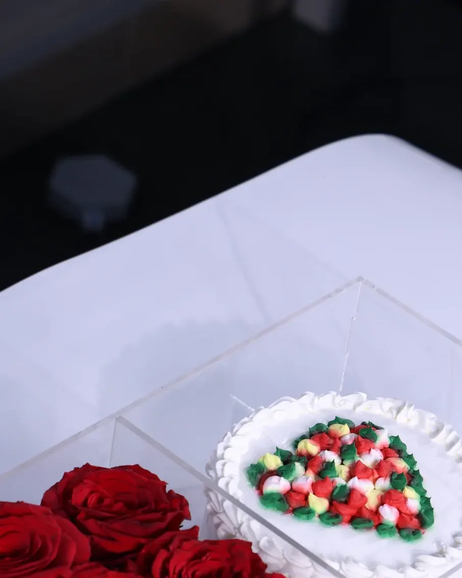 Birthday mini cake with Flowers trend !#! view 2