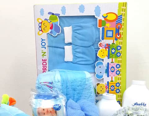NB3002 New Born Hamper Arrangement view 2