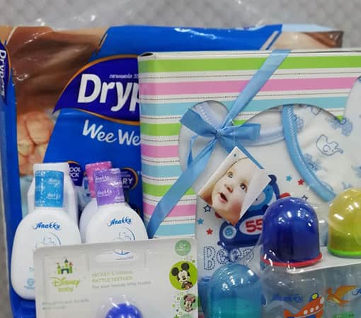 NB2008 New Born Hamper Arrangement view 2