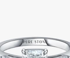 1 Radiant Cut Lab Grown Diamond view 2