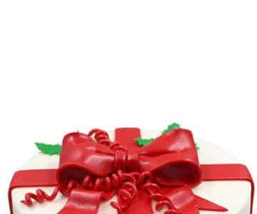 Christmas Bow Cake | Christmas Cakes view 2