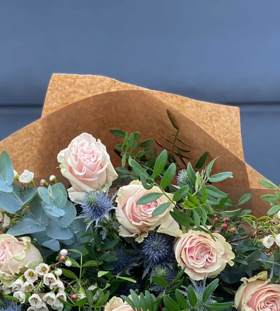Classic Pink Rose Bouquet view 2