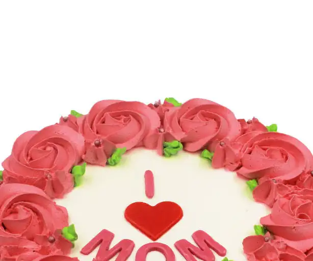 I Love Mom Cake view 2