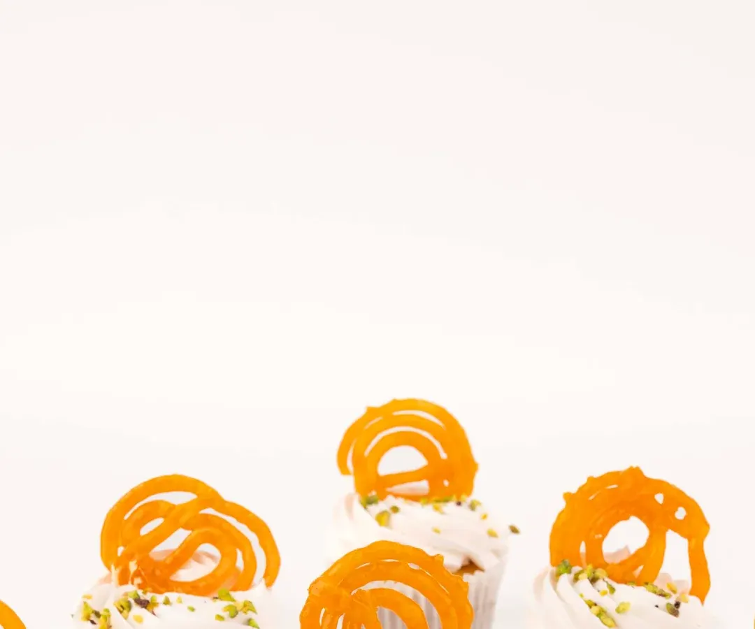 Diwali Jalebi Cupcakes view 2