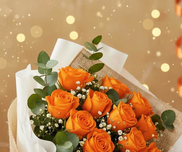 Share Joy This Diwali | Elegant Roses with Authentic Indian Sweets – Perfect for Loved Ones view 2