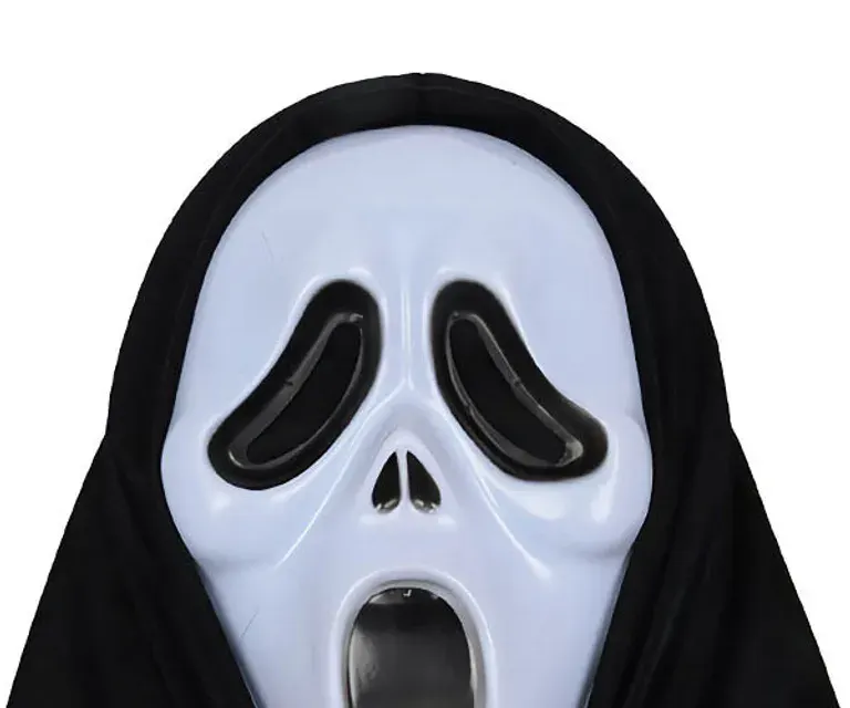 Mad Toys Scream Mask Halloween Accessory - Black view 2