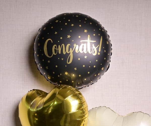 Congrats in Style Foil Balloon Set 7010 view 6