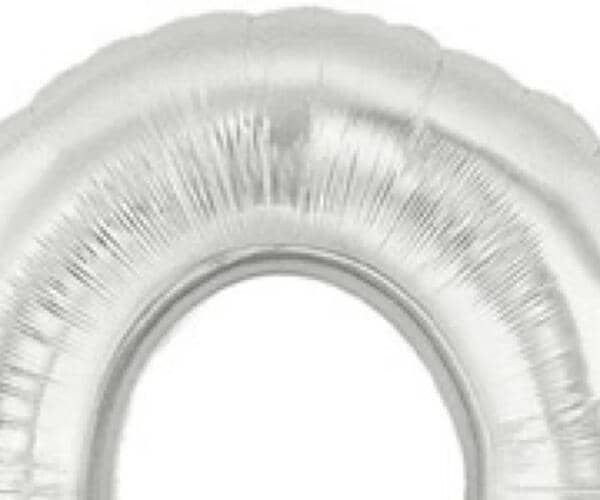 Letter Q Silver Foil Balloon - 5298 view 2