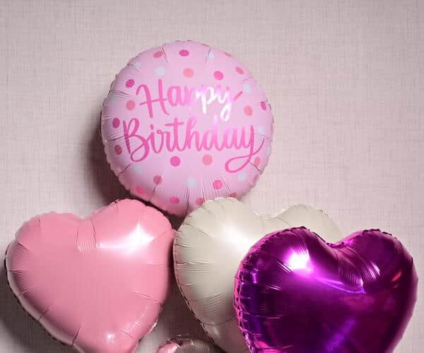 Cutie Hearts Happy Birthday Balloon Set 7116 view 2