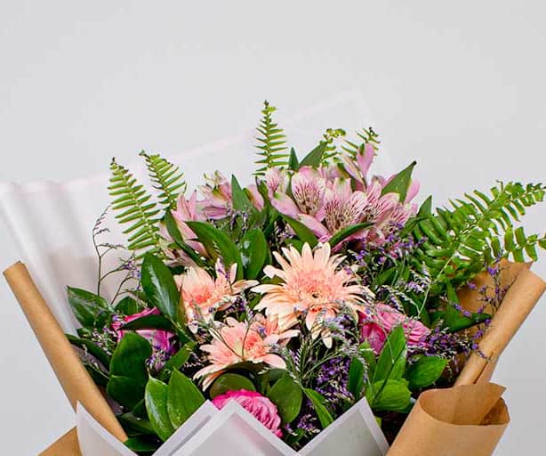 Feminine Grace Bouquet – Pink Roses view 2
