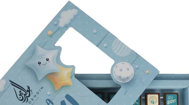 Newborn Baby Boy Chocolate Box view 4