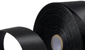 black gift ribbons view 2