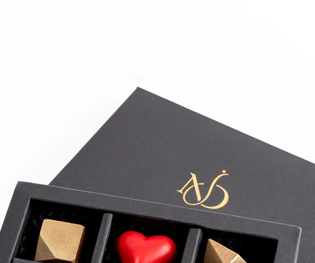 Hearts and Gems 6pc Chocolates Gift Box view 2