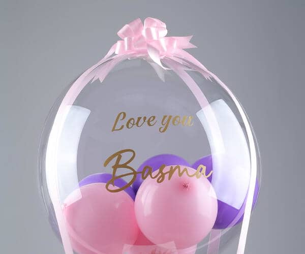 Customized balloon flower box 7271 view 2