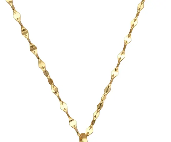 Chain with a pendant in the shape of a love heart 9 view 2