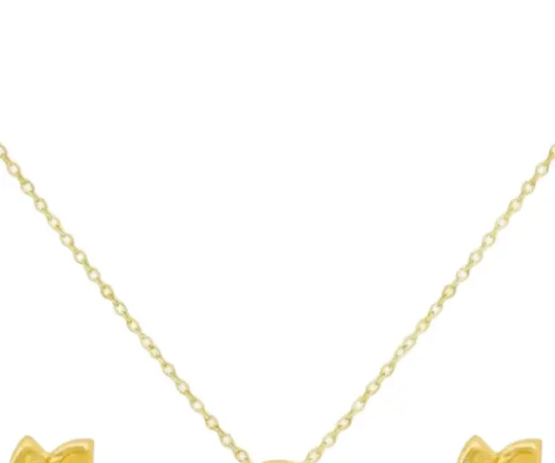 Chain with a pendant in the shape of a love heart 6 view 2