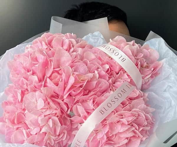 Pink Hydrangea | Pink Bouquet | Mono Bouquet view 2