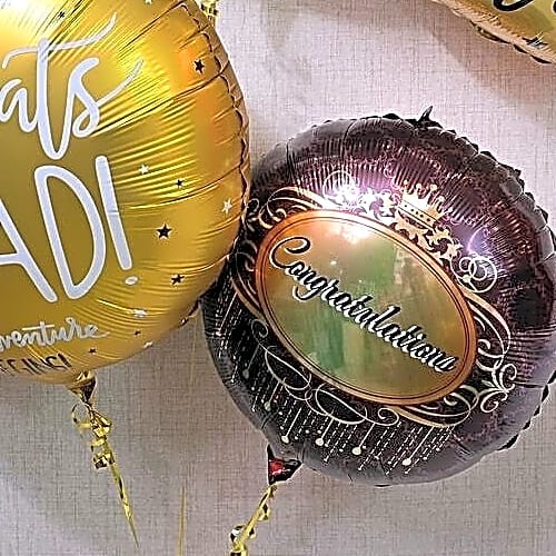 3-Piece Graduation Balloon Set - 5 6789 view 3
