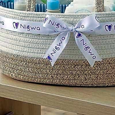Little Story – Cotton Rope Diaper Caddy view 3
