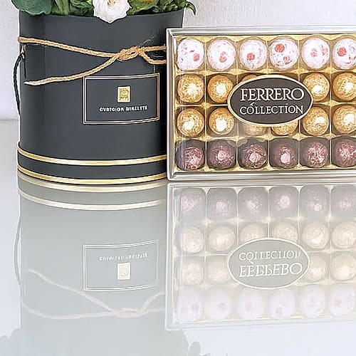 Sunflower Ferrero Rocher Gift Combo | Flowers with Chocolates view 5