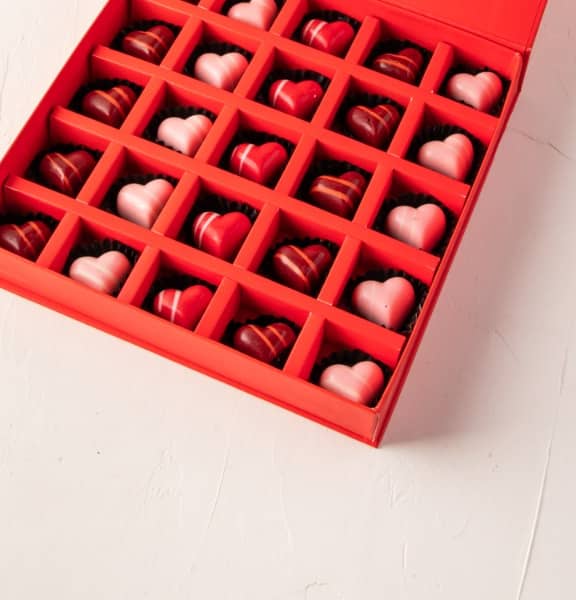 25pc Assorted Hearts by NJD view 3