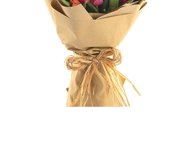 Hand bouquet mix tulip. view 3
