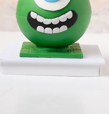 Green one eye monster view 3