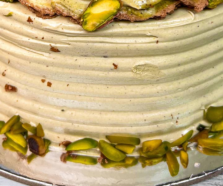 Chocolate Pistachio Cake view 3