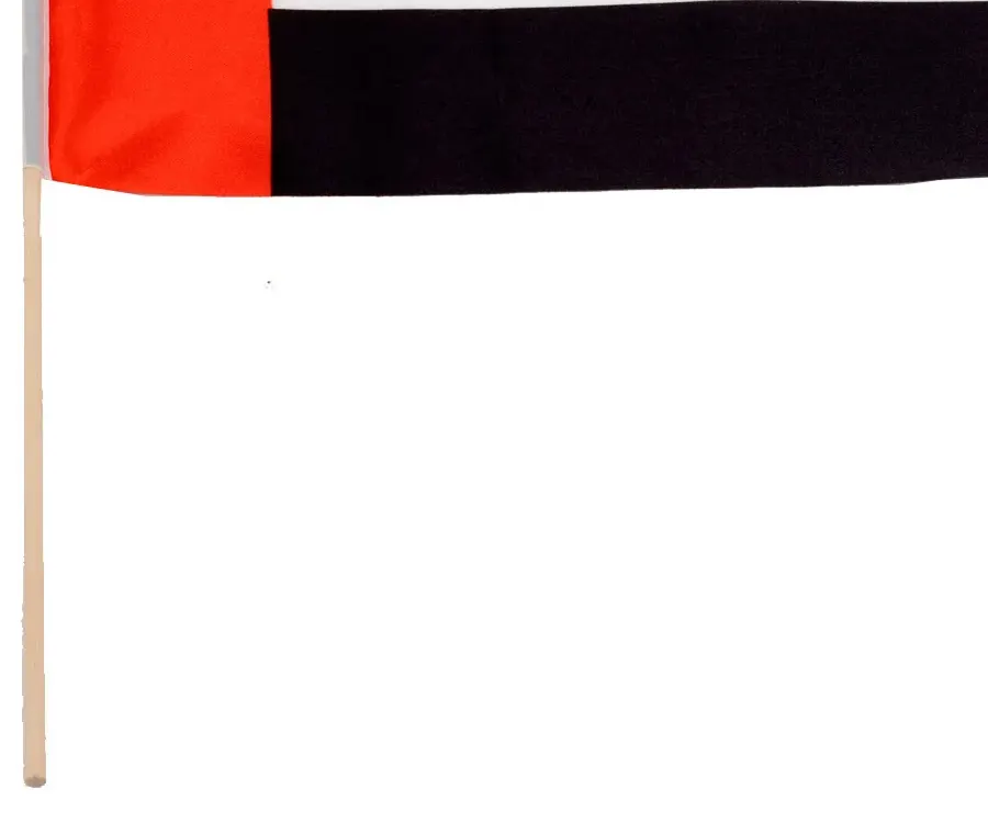 UAE Flag With Rod2 view 3