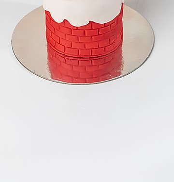 Santa in Chimney Cake by NJD view 3
