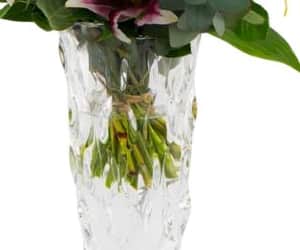 Vase arrangement lily pink view 3